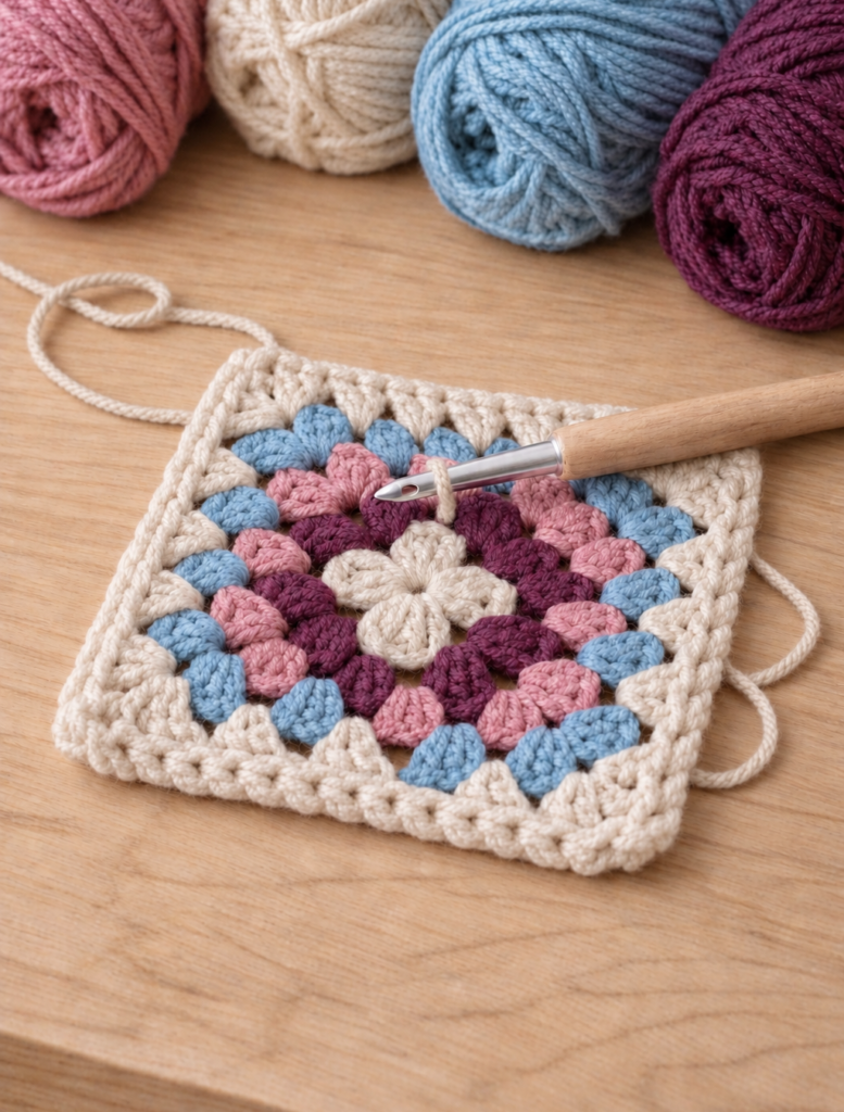 basic granny square crochet for beginners