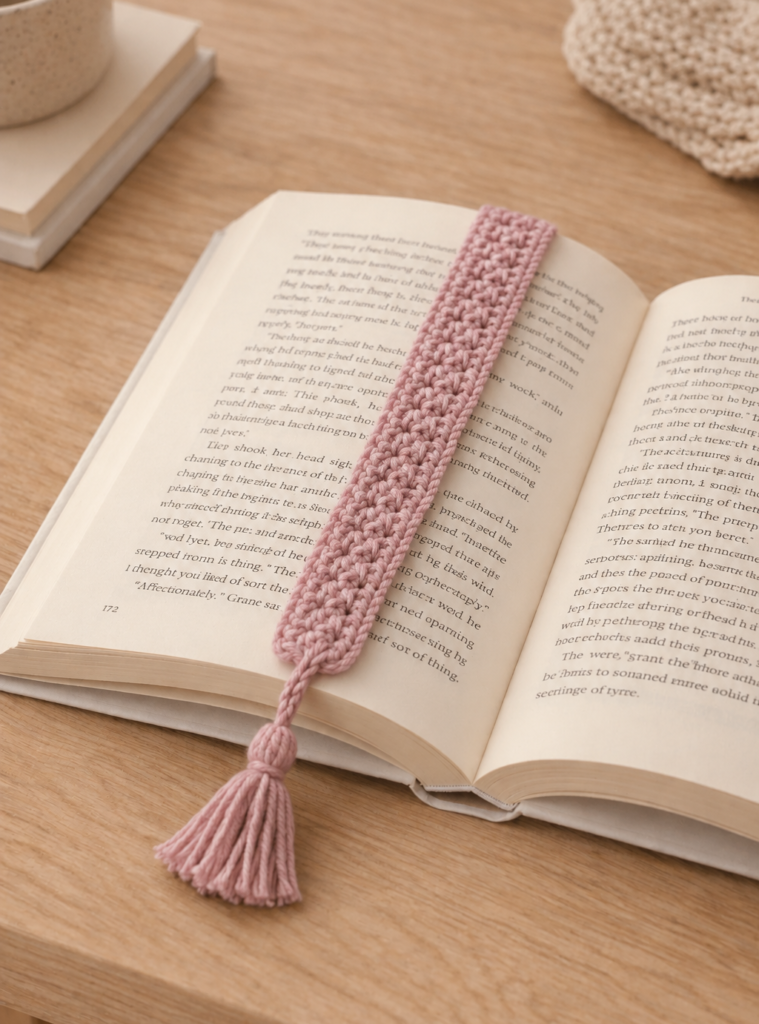 simple crochet bookmark for beginners