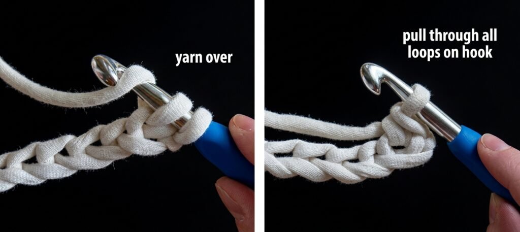 how to single crochet