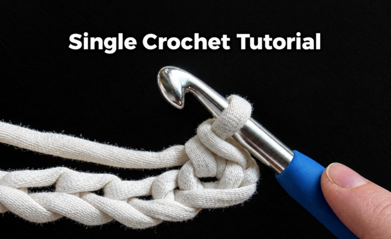 single crochet tutorial