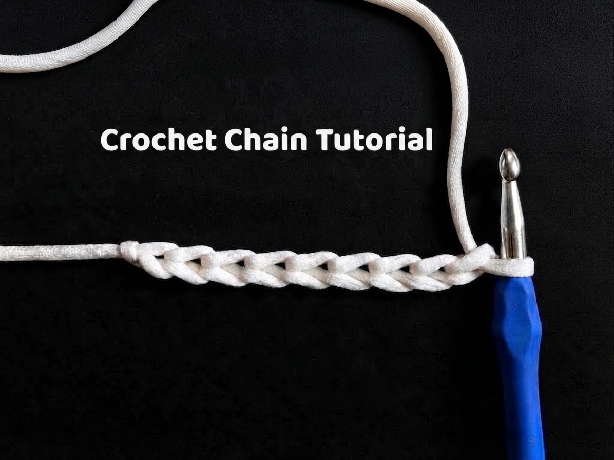 crochet chain tutorial