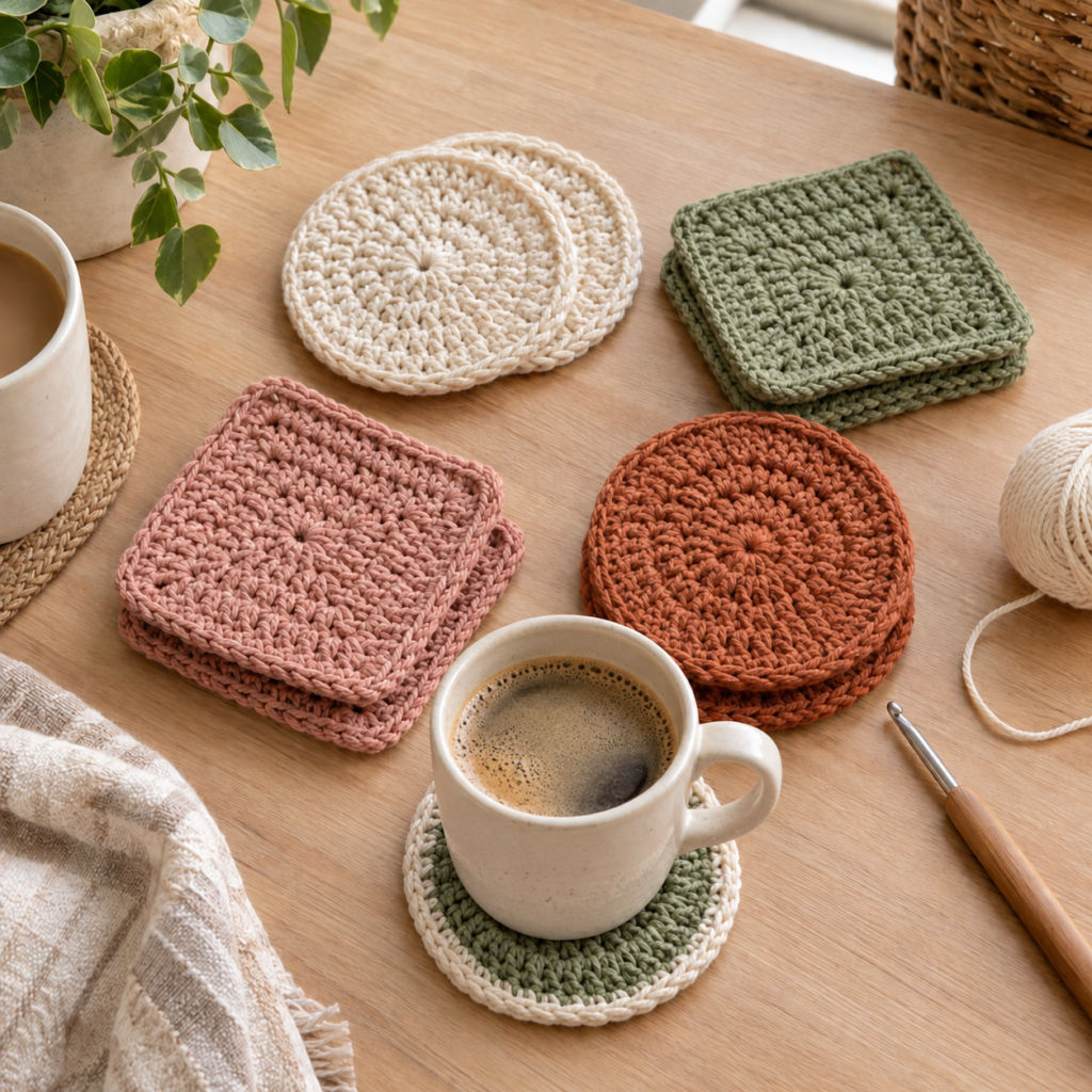 Crochet Coasters for Every Skill