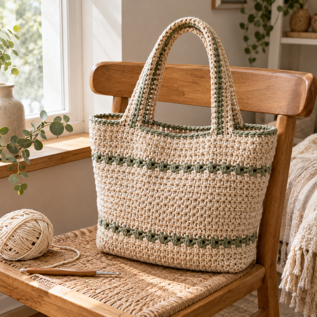 Crochet Tote Bags for Intermediate Crocheters